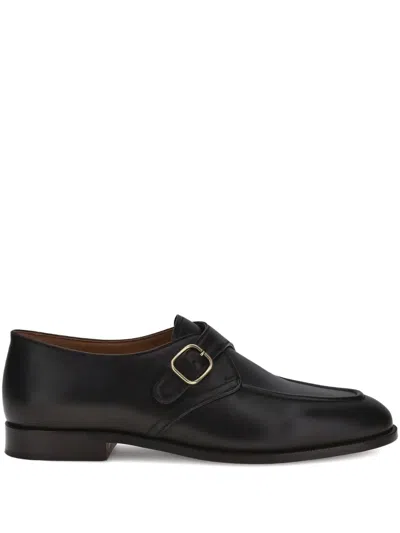 LORO PIANA SERGIO SINGLE-BUCKLE MONK SHOES