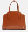 Loro Piana Sesia Medium Leather Tote Bag In Warm Tan