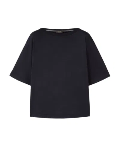 Loro Piana Shearing Short-sleeved T-shirt In Black