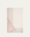 Loro Piana Sherazade Fil Coupe Silk-linen Stole In Pristine White Cloud