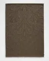 Loro Piana Sherazade Paisley-print Cashmere Blend Scarf In J1ui Deep Lichen Green Frost Gray