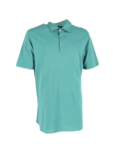 Pre-owned Loro Piana Short-sleeve Polo Shirt In Green