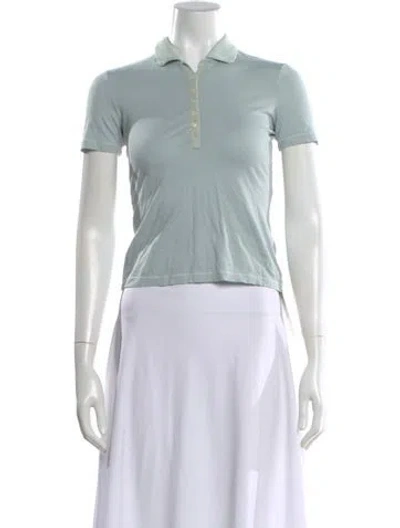 Pre-owned Loro Piana Short Sleeve Polo In White