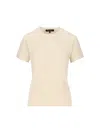 Loro Piana Coste Ribbed-knit Cashmere Top In White Snow