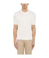 Loro Piana Short-sleeved Knitted T-shirt In White