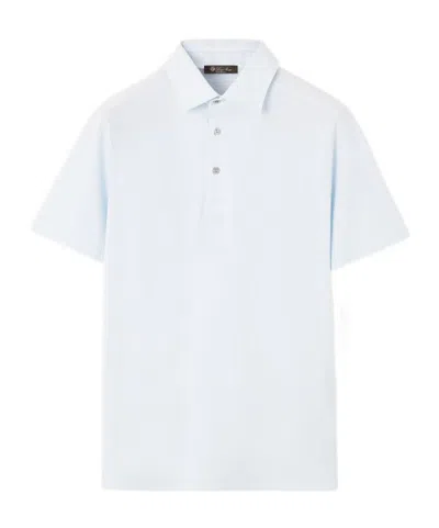 Loro Piana Short-sleeved Polo Shirt In White