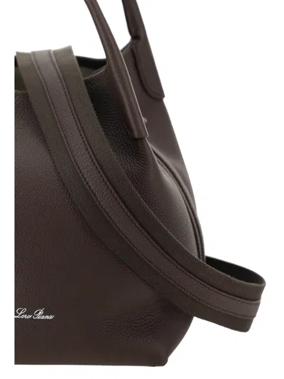 Loro Piana Shoulder Bag In Brown