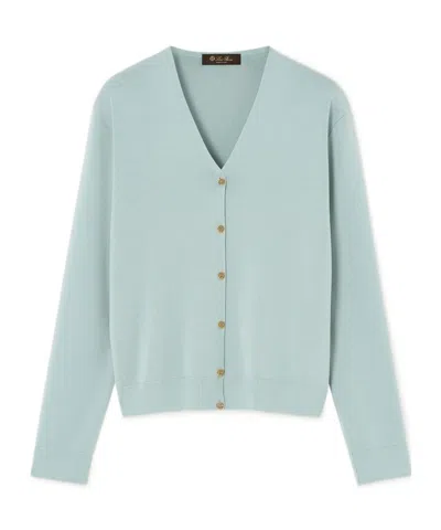 Loro Piana Siena Cardigan In Blue