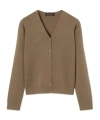 Loro Piana Siena Cardigan In Smoky Wood Color
