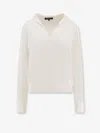 Loro Piana Siena Silk And Cotton Sweater In White