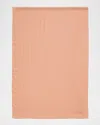 Loro Piana Signature Cashmere-blend Stole In Pink