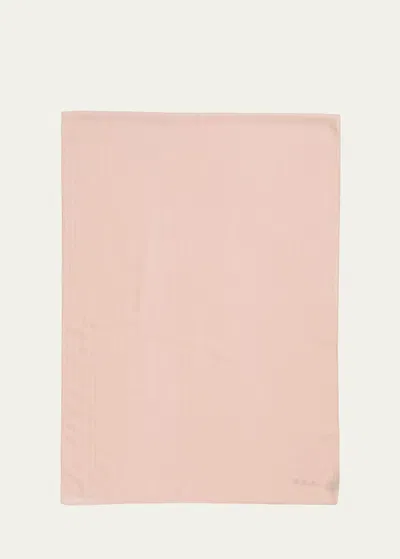 Loro Piana Signature Cashmere-blend Stole In Pink