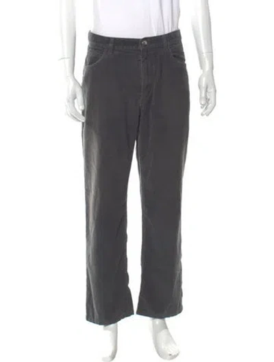Pre-owned Loro Piana Signature Logo Chinos In Gray