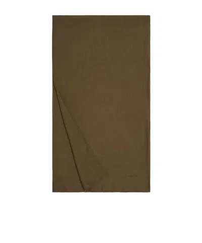 Loro Piana Signature Stole In Green