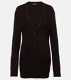 Loro Piana Silk And Cashmere Cardigan In Black