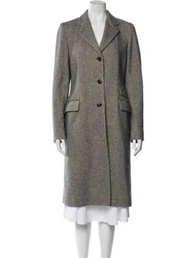 Pre-owned Loro Piana Silk Coat In Gray