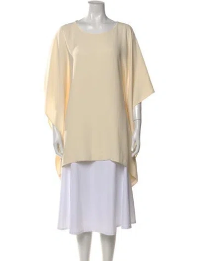 Pre-owned Loro Piana Silk Crew Neck Tunic In Neutral