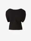 Loro Piana Silk Draped Blouse