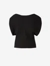 Loro Piana Silk Draped Blouse