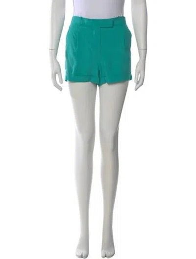 Pre-owned Loro Piana Silk Mini Shorts In Green
