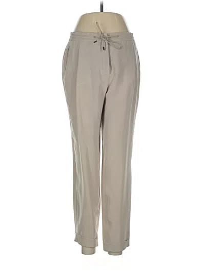 Pre-owned Loro Piana Silk Pants In Gray