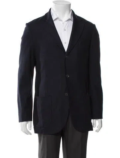 Pre-owned Loro Piana Silk Sport Coat In Blue