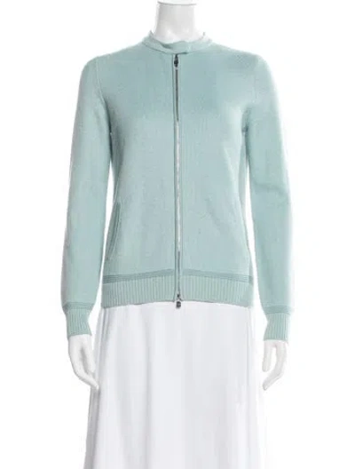 Pre-owned Loro Piana Silk Sweater In Blue