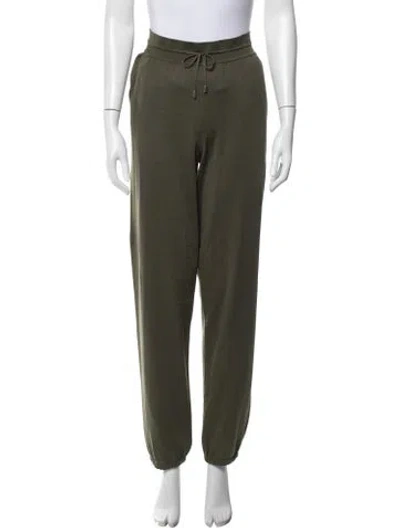Pre-owned Loro Piana Silk Sweatpants In Green