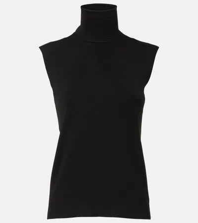 Loro Piana Silk Top In Black