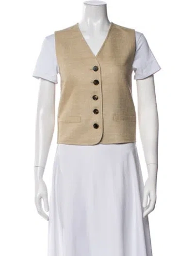 Pre-owned Loro Piana Silk Vest In Neutrals