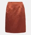 Loro Piana Vivian Skirt Only Double In Beige