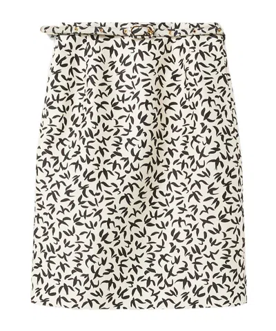 Loro Piana Silvia Skirt In Neutral