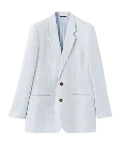Loro Piana Single Breasted Blazer In Blue