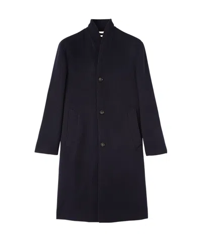 Loro Piana Single-breasted Cashmere Coat In Black