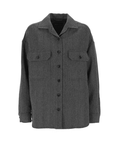 Loro Piana Single-breasted Jacket Coat In Black