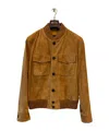 Loro Piana Casual Jacket With Chest And Side Pockets In Brown