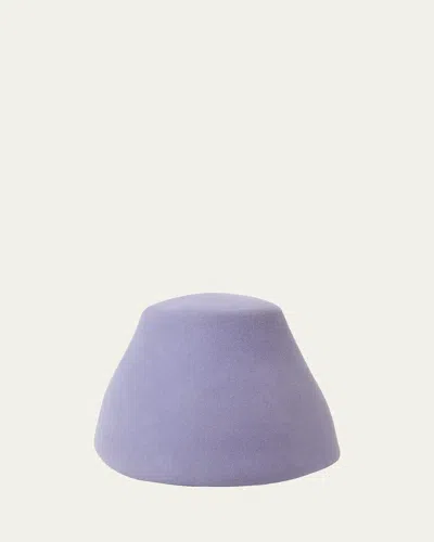 Loro Piana Sitra My Felt Rabbit Fur And Cashmere Hat In Purple