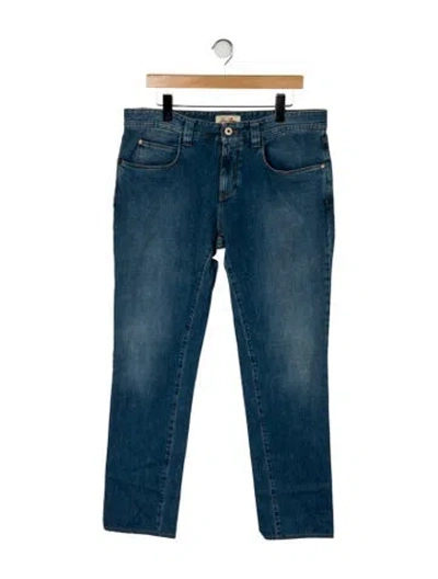 Pre-owned Loro Piana Skinny Jeans In Blue