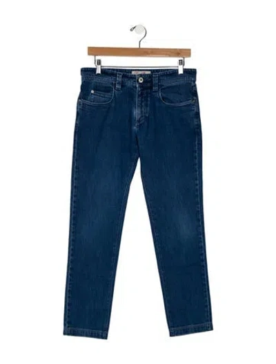 Pre-owned Loro Piana Skinny Jeans In Blue