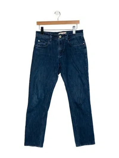 Pre-owned Loro Piana Skinny Jeans In Blue