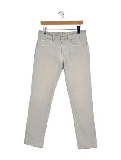 Pre-owned Loro Piana Skinny Jeans In Gray