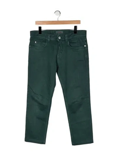 Pre-owned Loro Piana Skinny Jeans In Green