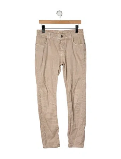 Pre-owned Loro Piana Skinny Jeans In Neutral