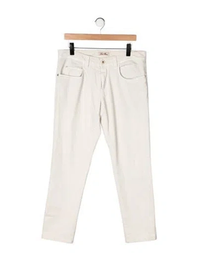 Pre-owned Loro Piana Skinny Jeans In Neutral