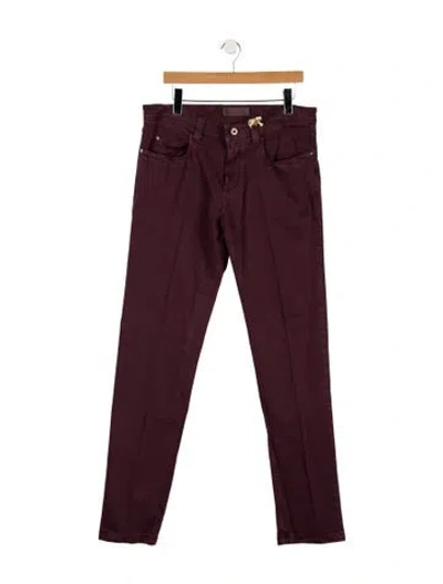 Pre-owned Loro Piana Skinny Jeans W/ Tags In Purple