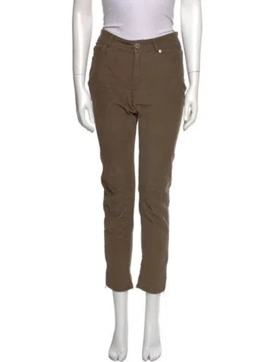 Pre-owned Loro Piana Skinny Leg Pants In Green