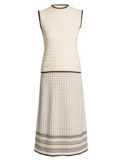 Loro Piana Sleeveless Cashmere Sweater In Brown