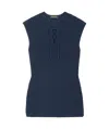 Loro Piana Sleeveless Vest In Blue