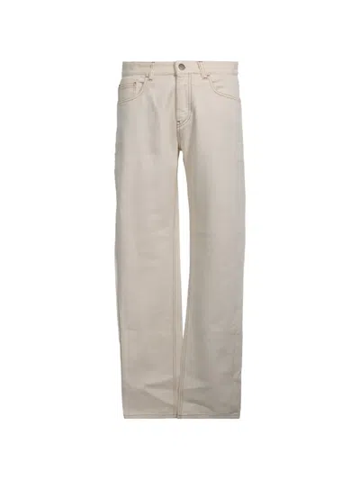 Pre-owned Loro Piana Slim-fit Straight-leg Jeans In Neutral