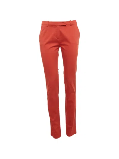 Pre-owned Loro Piana Slim-fit Trousers In Orange